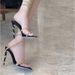 Rhinestone Snake-Shaped Wrap High Heels For Women 2024 New Summer Sexy Socialite Open-Toe Stiletto Strap Sandals_vogvips.com