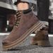 Hot-selling Thick-soled Men's Martin Boots Autumn New Outdoor Casual Genuine Leather Work Shoes_vogvips.com
