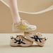 Daddy Shoes Female Student Sports Running Mesh Breathable Casual Height-increasing Shoes_vogvips.com