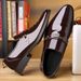 New Leather Korean Style Fashion Versatile Glossy Pointed Casual Four Seasons Formal Business Men's Shoes_vogvips.com
