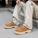 New Leather Spring Men's Shoes High-top Men's Heightening Tooling Martin Boots_vogvips.com