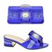 Floral design new diamond-encrusted mid-low heels with dinner bag Ladies banquet clutch dress_vogvips.com