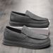 Flyknit Mesh Shoes For Men, 2026 Summer Breathable Athletic-casual Large-size Lightweight Non-slip Walking Shoes, Lace-up Canvas Shoes._vogvips.com