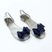 2025 New Korean Style Bowknot Peep-Toe Versatile Flat Heel Sandals For Women Summer Crystal Jelly Shoes_vogvips.com
