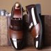 Men's Dress Shoes – Breathable Slip-Resistant Pointed Toe Business Casual Shoes For Office & Everyday Wear Breathable & Slip-Resistant_vogvips.com