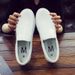 New Spring Autumn Breathable Waterproof Men's Women's Microfiber Work Shoes One Foot Pedal Lazy Shoes Wear-resistant Sneakers_vogvips.com