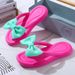 Slippers For Women, Sweet Bow Tie Flip Flops, Outdoor EVA, Non-Slip Beach Shoes, Comfortable Sandals, Summer Fashion_vogvips.com