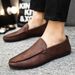 2025 Spring Summer NEW Men's Loafers Comfortable Flat Casual Shoes Men Breathable Moccasins Slip-On Soft Leather Driving Shoes_vogvips.com