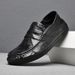 2025 New Men's Loafers Trendy Korean Style Versatile Slip-On Driving Casual Leather Shoes_vogvips.com