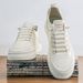 White Men's Casual Leather Shoes Summer Style Sporty Youth Slip-On Sneakers New 2026 Work Casual Shoes_vogvips.com