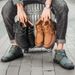 European Warm Series Autumn Winter Mid-top Handmade Martin British Style Work Shoes Non-slip Men's Short Boots Large Size_vogvips.com