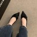 Baotou Sandals Women's Spring And Summer Outer Wear French Niche Women's Shoes Pointed Flat Shoes_vogvips.com