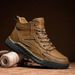 British High-Top Shoes For Men, Winter Fleece-Lined Warm CottNew Shoes, Outdoor Sports Business Casual Leather Soft Sole_vogvips.com