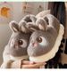 Cotton Slippers For Women, Autumn And Winter, Big Eared Bunny, New Indoor Home Anti Slip Bag With Added Velvet Fur Slippers For Men, Winter_vogvips.com