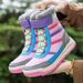 Women's Outdoor Sports Snow Boots With Plush Insulation In Winter, Children's Cotton Shoes In The Middle Tube, Snow Boots_vogvips.com