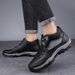 Men's Shoes Fleece Tooling Boots Warm Medium Tube Sports Men's Outdoor Snow Help Martin Boots_vogvips.com