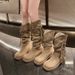 Soft Leather Version~ Sole Melard Martin For Women 2025 Autumn Winter Thick Denim Over-the-Knee Long Boots_vogvips.com
