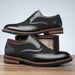 New Cross-border Leather For Men, Casual Youth Formal Brogue Shoes, Comfortable And Breathable Men's Shoes 26011_vogvips.com