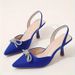 Women's Rhinestone Bowknot Decor High Heel Sandals With Ankle Strap_vogvips.com
