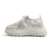 7cm Height Increasing 25ss Cortez Summer Genuine Leather Breathable Satin Tire German Training Women Thick Sole Lace-up_vogvips.com