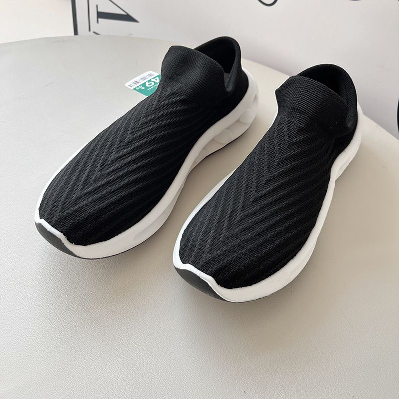 Mesh Men's Spring Summer Lightweight Breathable Rubber Sole Slip-On Casual Shoes Trendy_vogvips.com