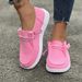 Women's Plus Size Casual Loafers Slip-On Shoes Flat Low-Cut Comfortable Walking Shoes For Spring & Autumn_vogvips.com