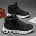 One Pair Of Simple And Fashionable Mid-top Basketball Shoes. Thickened, Soft, Shock-absorbing, Wear-resistant_vogvips.com