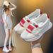Thick Soled Forrest Gump For Women, Summer New Breathable Height Increasing Sports Versatile German Training Shoes,_vogvips.com
