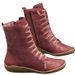 New Plus Size Women's Shoes With Lace Up Side Zipper, Ladies' Boots, Flat Heels, Casual Shoes, Martin Boots_vogvips.com