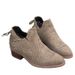 ShoeVault Cross-Border Foreign Trade Plus Size Fashion 2024 Autumn New Elegant European And American Style Furry Round Toe Low_vogvips.com