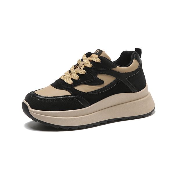 Thick Soled Dad Shoes For Women New Style Breathable Ulzzang Version Wear Resistant Comfortable Retro Shoes For Women_vogvips.com