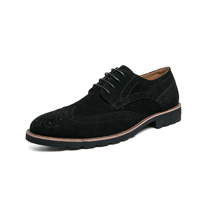 Spring And Autumn New Business Casual Fashion 46 Trendy Large Size Youth Leather Shoes For Men_vogvips.com