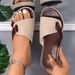 plus Size Platform Slippers for Women Outdoor Wear round Toe Perforated Sole Slingback Design Comfortable Ladies Slippers_vogvips.com