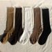 Socks Autumn And Winter Warm Calf Socks College Style JK Socks Ins Trendy Women's Socks Net Celebrity Long Stockings Cotton Socks Solid Color_vogvips.com