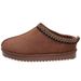 2023 Winter New Ethnic Women's Shoes Half Snow Boots Cotton Slippers Lace Edge Hot Style Cross-Border Supply_vogvips.com