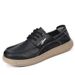 European Warm Series Top Layer Cowhide Single 2025 Autumn New Thick Sole Commuter Versatile Small Leather Men's Comfortable Flat Shoes_vogvips.com