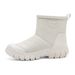 2026 New Men's Snow Boots, Korean Style Thick-Soled Winter Boots With Fleece Lining, Warm, Stylish, And Versatile_vogvips.com