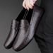 Spring Sole Soft Surface Breathable British Style Business Casual Leather Slip-On Trendy Loafers Men's Shoes_vogvips.com