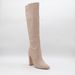 2025 Autumn Winter Pointed Toe Chunky Long Women's Fashion Over-the-Knee High Boots Mid Heel_vogvips.com