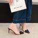 Exclusive Cross-border Sales: Transparent Closed-toe Sandals Women, Stiletto Pointed High Heels, High-end, Comfortable_vogvips.com