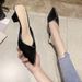 Internet Celebrity Closed-Toe Half Slippers For Women, Fashionable Outdoor Wear, Summer New Style, Fitting Room Pointed_vogvips.com