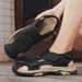 Sandals Men's Summer Baotou Casual Beach Shoes Hollow Breathable 1 Slip-On Outdoor Sports Hole Shoes_vogvips.com