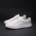 Summer Cowhide Casual Versatile Board Fashionable Low Top White Shoes, Trendy And Comfortable Korean Version Men's Shoes_vogvips.com