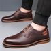 Hot-Selling Leather Large Size Fashion Business Casual Hand-Sewn Men's Shoes Soft Sole_vogvips.com