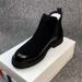 European Warm Series Black Martin Boots Men, High Top, Breathable, Lightweight, Versatile, Korean British Style, Casual Leather Shoes For Men_vogvips.com