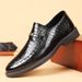 Men's Shoes Business Formal Men's Leather Shoes Large Size Crocodile Pattern Slip On Casual Versatile Men's Shoes_vogvips.com