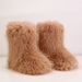 Women's Shoes spring new women's outdoor suede winter snow boots fur boots high_vogvips.com