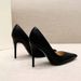 Elegant Black Pointed-Toe High Heels For Women - Ultra Slim Stiletto PU Leather Dress Shoes For Work & Evening_vogvips.com
