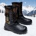 European Warm Series Snow Men's Large Size, Warm Waterproof, Anti-Freeze, Cotton Boots, Thickened Long Boots_vogvips.com