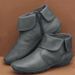 2023 Shoes Round Toe Casual Women's Leather Large Size Solid Color Side Zipper Martin Boots Women 43_vogvips.com